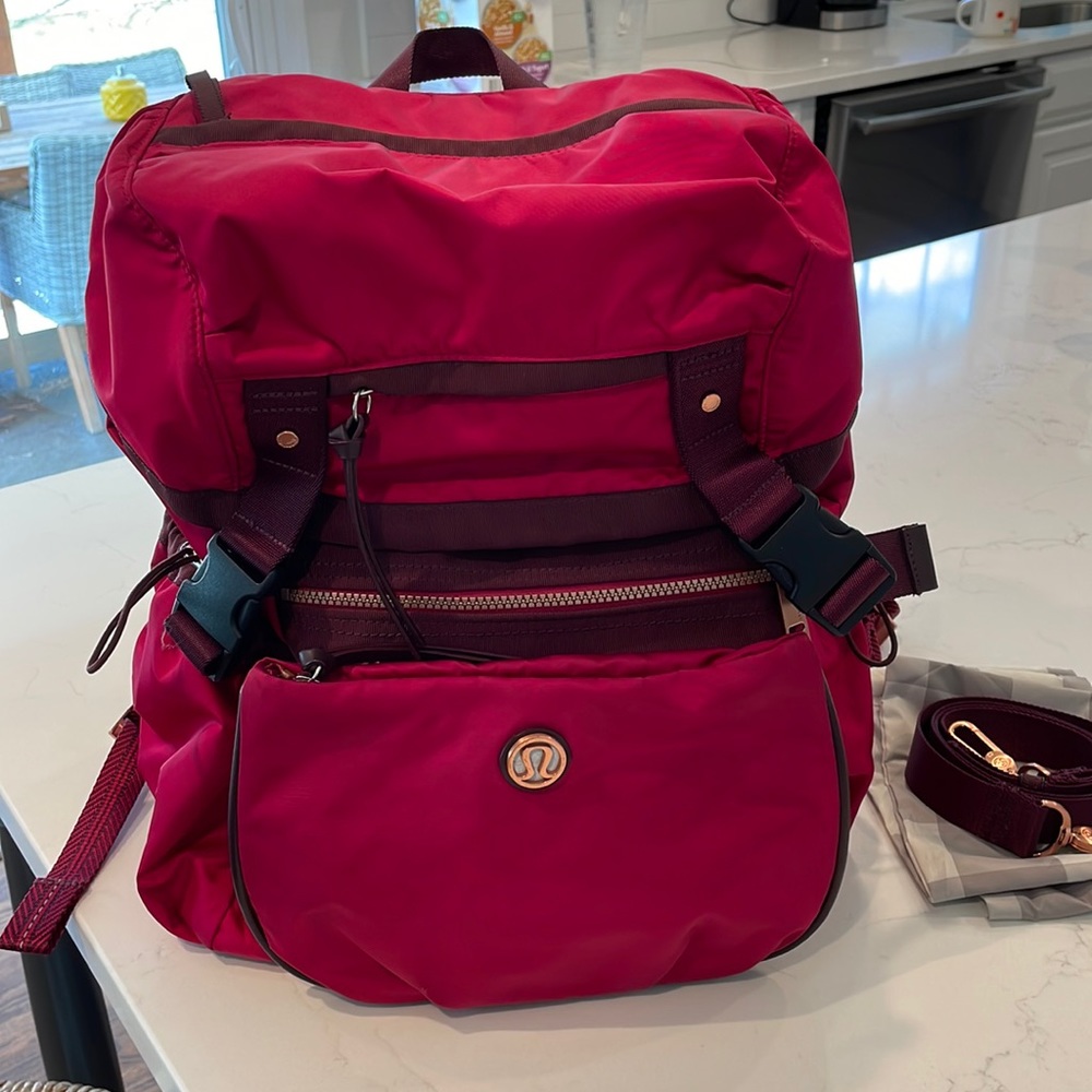 Traveling Yogini rucksack backpack